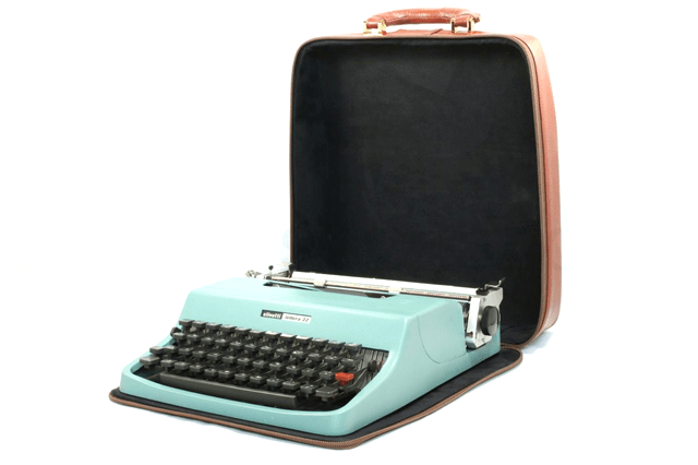 olivetti Lettera 32専用 本革タイプライターケース ブラウンの外観