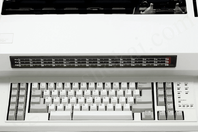 IBM 電子式タイプライター Wheelwriter 1500 キーボード