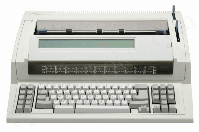 IBM 電子式タイプライター ホイールライター 2500 外観