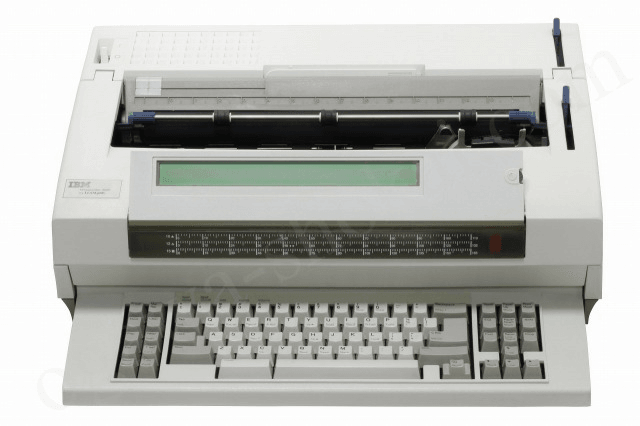 IBM 電子式タイプライター Wheelwriter 3500 外観