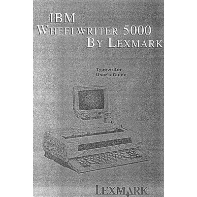 Ibm Wheelwriter5000