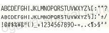 ブラザー 電子式タイプライター用活字（デイジーホイール） Super Grande 印字イメージ