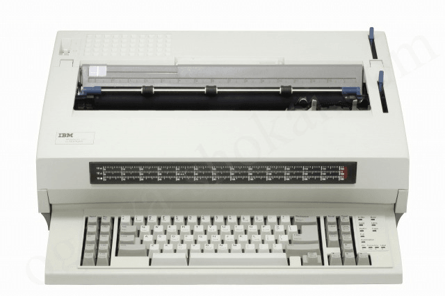 IBM 電子式タイプライター Wheelwriter 1500