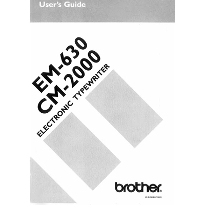 Brother EM-630,CM-2000