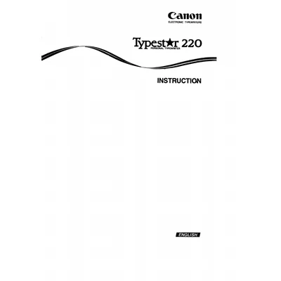 Canon Typestar220