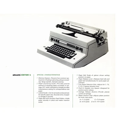 Olivetti Editor5