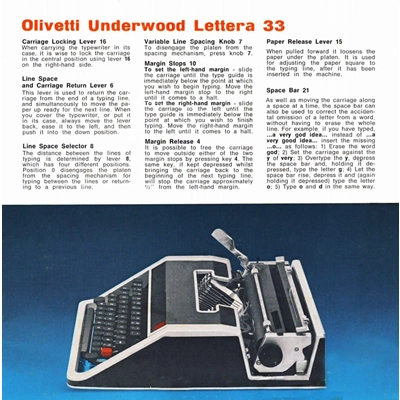 Olivetti Lettera33