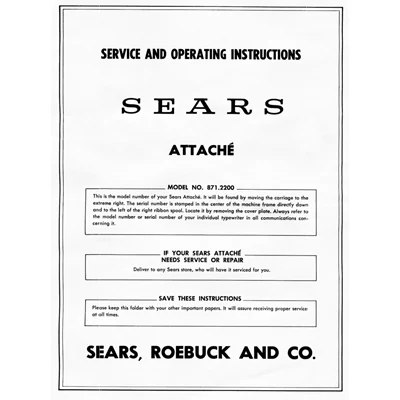 Sears Attache