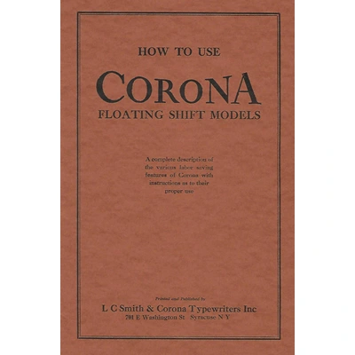 Corona FloatingShift(1937)