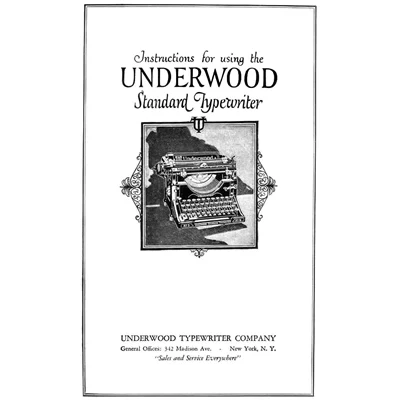 Underwood 3,4,5(1929)