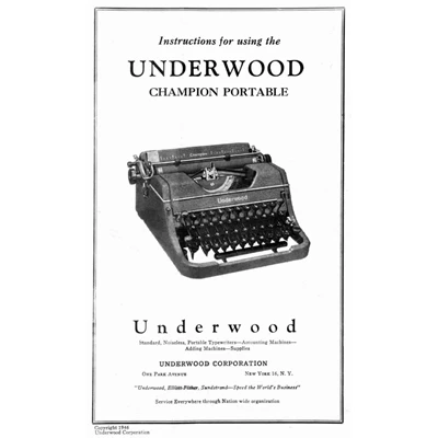 Underwood ChampionPortable(1946)