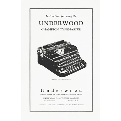 Underwood ChampionTypemaster