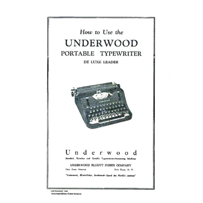 Underwood DeLuxeLeader