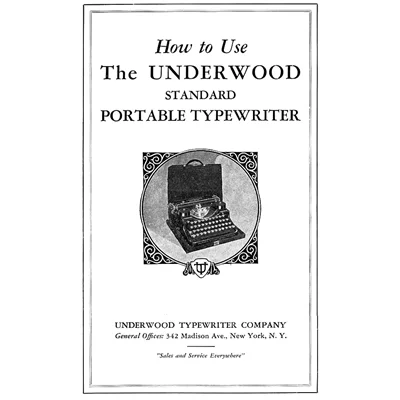 Underwood Portable(1929)