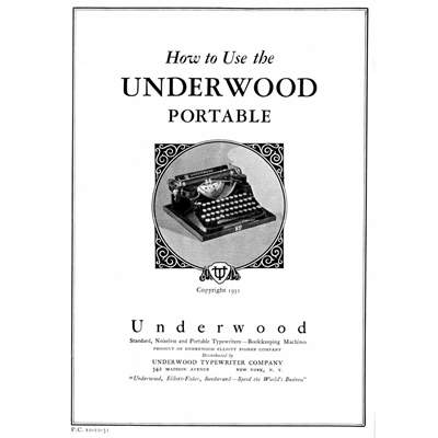 Underwood Portable(1931)