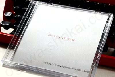 タイプライターでCDジャケットを印刷