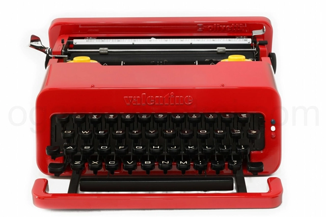 olivetti valentine 正面から
