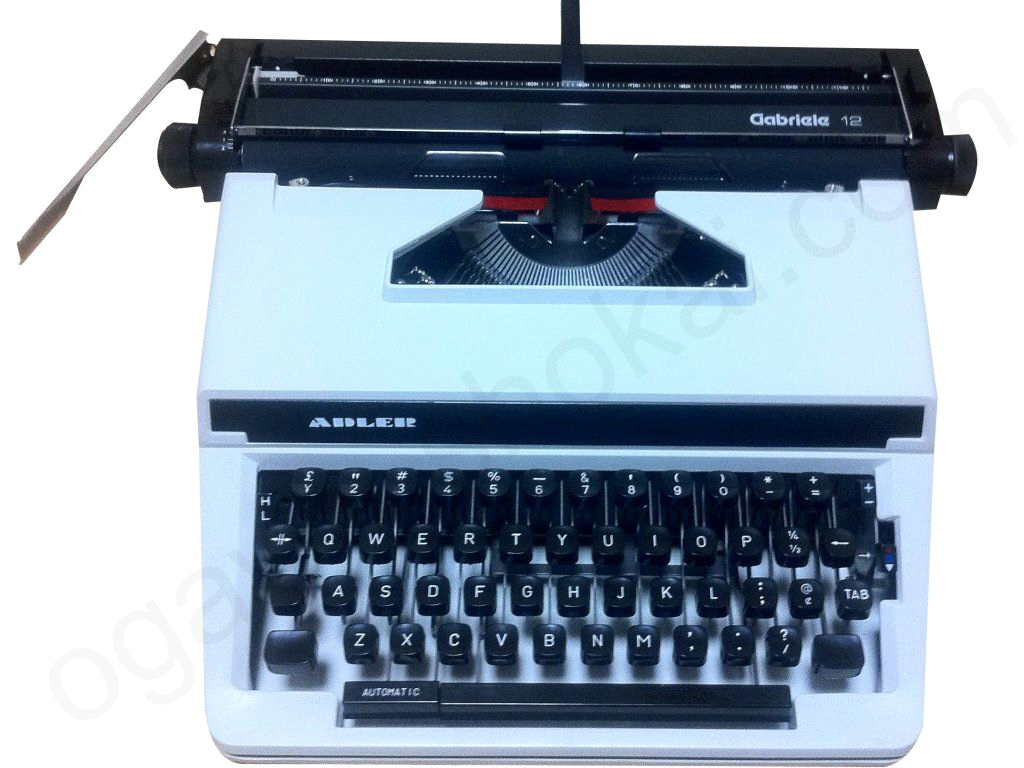無料配送 ADLER社製タイプライター Gabriele 12 アンティーク/コレクション