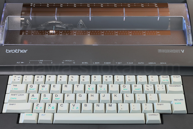 brother WORDSHOT 電子式タイプライター キーボード