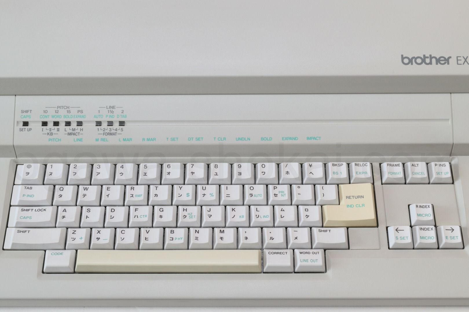 brother EX-530（カタカナ英文） 中古電子式タイプライター