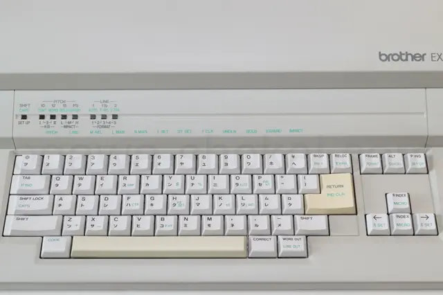 brother EX-530 電子式タイプライター キーボード